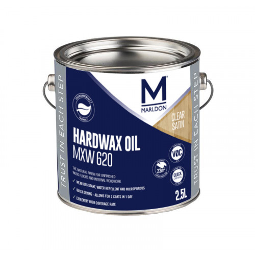 Marldon Hard Wax Oil MXW620 Satin 0.125ltr