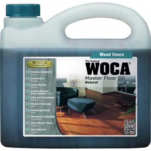 WOCA Master Floor Oil Natural 2.5ltr
