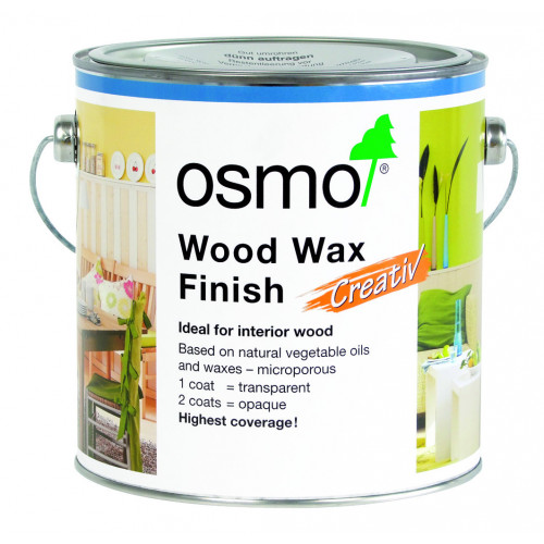Osmo Wood Wax Finish Creativ Snow 2.5ltr
