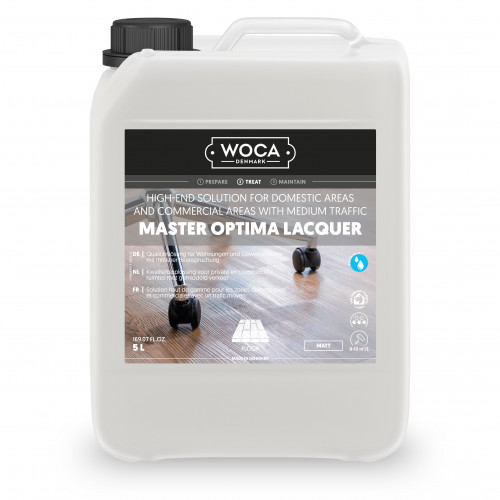 WOCA Master Optima Lacquer Silk Gloss 40% 5ltr