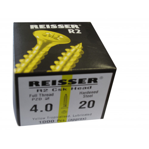 REISSER R2 SCREW - 4 X 40 (500/PK)